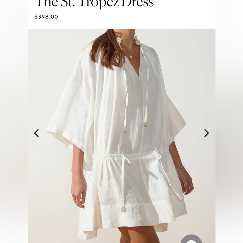 Brochu Walker White St. Tropez Mini Dress